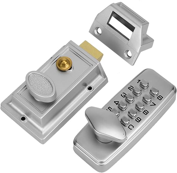 Mechanical Code Lock, Keyless Deadbolt Door Lock for Cabinets, Secure and Easy to Use, No Keys Needed, Ideal for Home, Office, and Storage Security