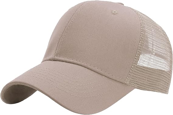 112 Trucker Hat - Adjustable Snapback, Structured Six Panel Blank Cap, High Crown, Breathable Mesh, Great for Custom Logos, Streetwear & Team Events, One Size