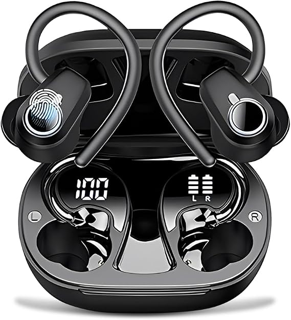 Wireless Earbuds,Bluetooth 5.3 Sport Earphones,HiFi Stereo Deep Bass
