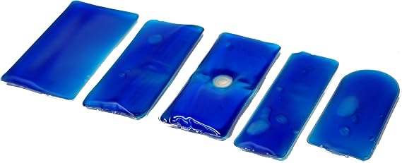 Skil-Care Replacement Gel Pack for Heel Float Boot, Medium, 4" Wide, Gel Heel Protectors Water-Based Insert, Pressure Relief and Hot Cold Therapy, 503097