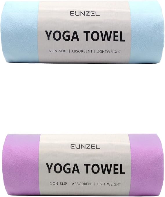 Yoga Towel Blue | Yoga Towel Purple (Bundle)