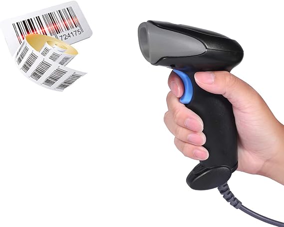 BQ-201 Handheld Barcode Scanner 1D 2D QR Code Reader USB Work on Supermarket Android/Windows PC or POS System