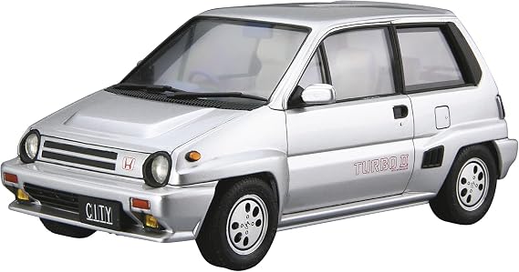 Aoshima Bunka Kyozai Aoshima Model Car No. 60 1/24 Honda AA City Turbo II '85 Plastic Model