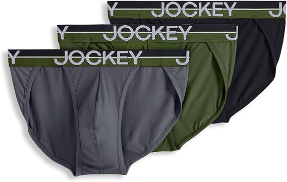 Jockey Men's Underwear Infinite Cool Microfiber Stretch String Bikini - 3 Pack