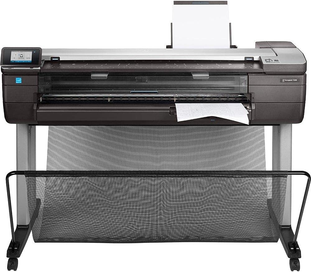 HP DesignJet T830 Large Format Printer, 24 Color Inkjet Plotter, Wireless, Multifunction