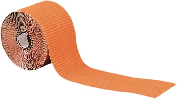 Pacon Bordette, 2.25" x 50', Orange, 1 Roll