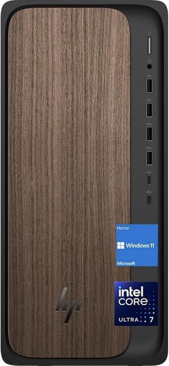 HP 2025 OmniDesk Business Next Gen AI PC Desktop, Intel Core Ultra 7 265, 400 W Power Supply,16GB DDR5 RAM,2TB SSD, USB-C, Wi-Fi 6,Bluetooth 5.4,Wired KB & Mouse, Windows 11 Home
