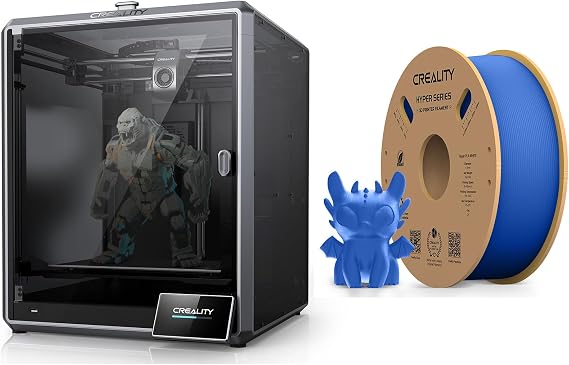 Creality K1 MAX 3D Printer with Creality Hyper 3D Printer PLA Filament Blue