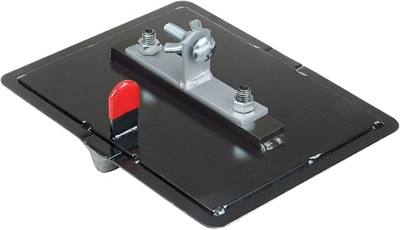 Kraft Tool CC1716 12"x14" 1/4" R 1" D All Steel Walking Groover with Mounting Bar and Clevis Bracket NEW DESIGN!