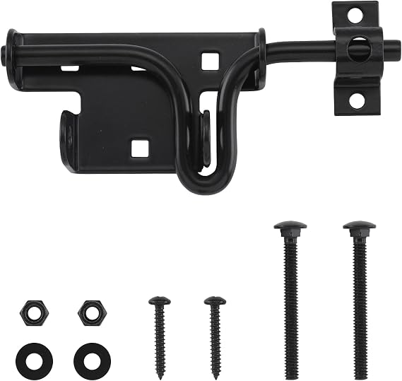 HOME MASTER HARDWARE Heavy Duty Slide Bolt Gate Latch, 1 Pack Door Latch