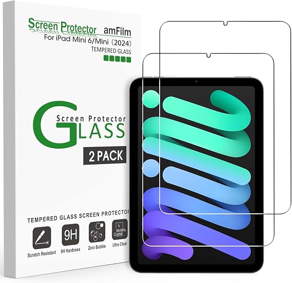 amFilm Screen Protector for iPad mini 7(7th Gen) /iPad Mini 6(2021,6th Gen)