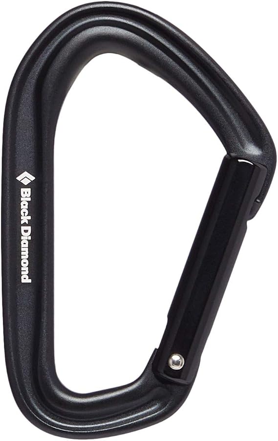 Black Diamond Mens Hotforge Straight Carabiner, Black