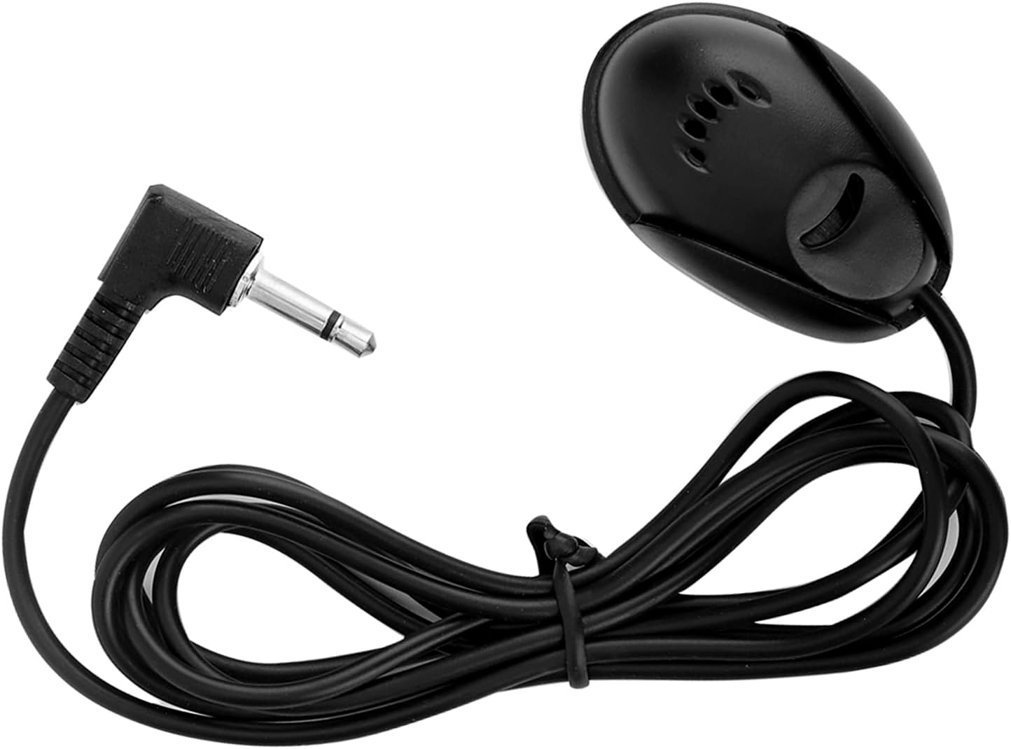Mini 3.5mm Car Microphone - Heavy Duty ABS Omnidirectional Audio Bluetooth Compatible Flexible Installation 1.2M Cable