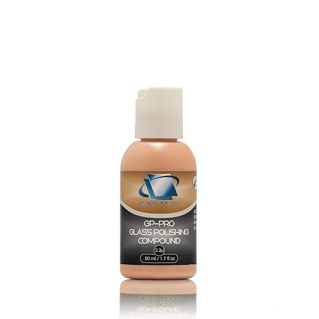 Glass Polish 1.7oz (50ml) GP-PRO Glass Polishing Compound for Professional Polishing of All Glass Surfaces - 2.3 microns
