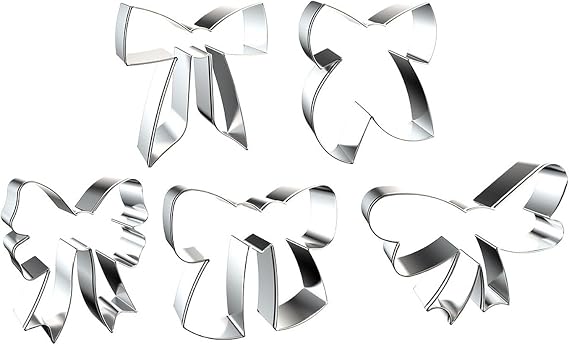 3.4" Bows Cookie Cutter Set, 5pc (Thanksgiving)