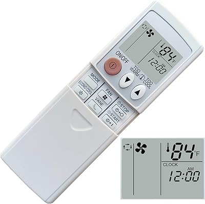 Replacement for Mitsubishi Electric Mr Slim Air Conditioner Remote Control for MSZ-GL06NA MSZ-GL09NA MSZ-GL12NA MSZ-GL15NA Display in Fahrenheit Only!!!