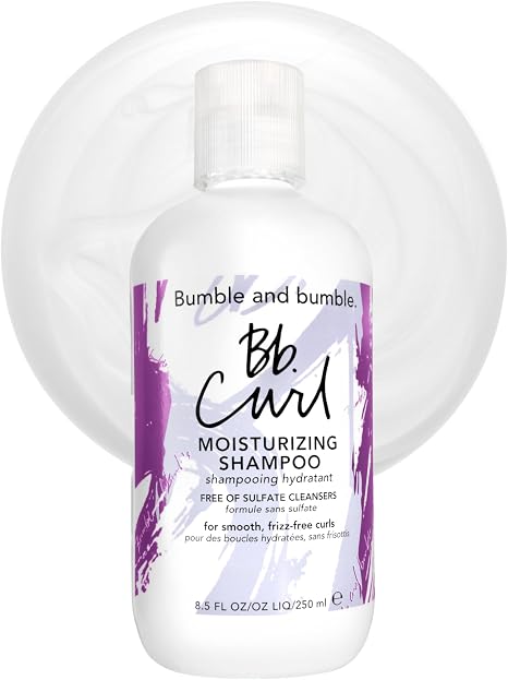 Bumble and bumble. Curl Moisturizing Shampoo | For Moisturized Curls | Frizz Control + Color Safe | Coily, Curly, Wavy | With Jojaba, Avocado + Coconut Oil | Standard Size