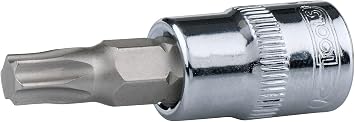 KS Tools 918.1483 T27 1/4-inch Chrome+ TX Bit Socket