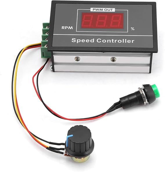 DC Motor Controller, Stable Motor Speed Controller, DC 6-60v 12v 24v 36v 48v 30a Motor Speed Controller with a Digital Display