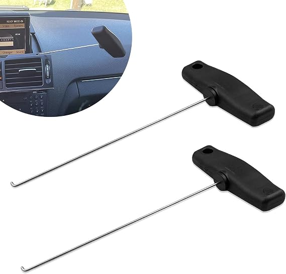 Mekar Instrument Cluster Removal Pulling Hooks Tool Dashboard Removing Tool Compatible for Mercedes Benz