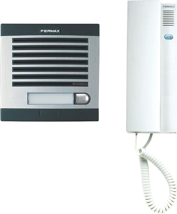 Fermax 6201 – Automatic Intercom Kit, 1 Line, Grey and Black