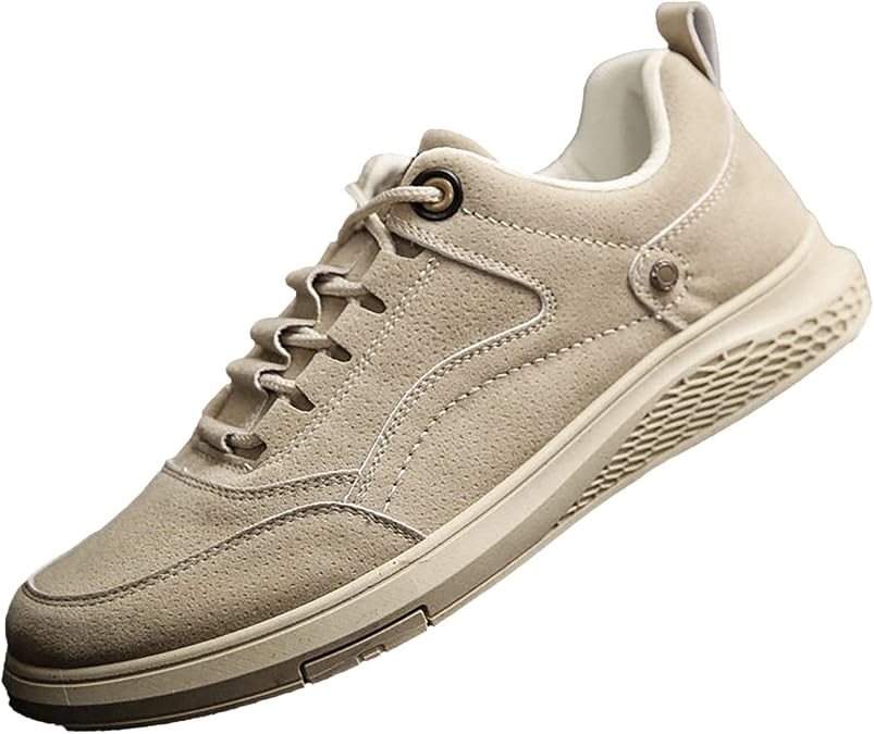 Mens Casual Walking Sneakers Stylish Low Top Fashion Daily Shoes