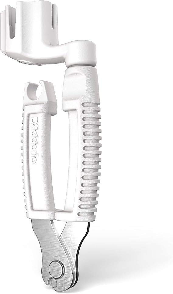 D'Addario Pro-Winder Guitar String Winder Tool, White