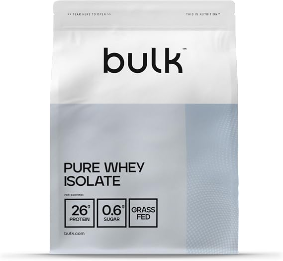 Bulk Pure Whey Protein Isolate, Unflavoured, 500g