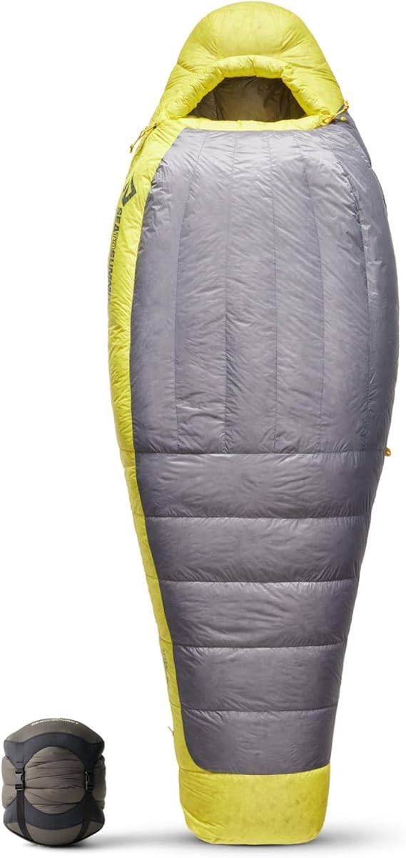 Sea to Summit Spark Women's UL Down Sleeping Bag, 15-Degree, Regular | Women's-specific ultralight down bag with 850+ fill power and a shaped hood delivers warmth for backpacking