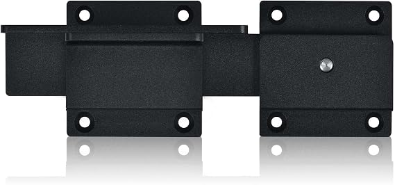 7" Outdoor Gate Latch Lock for Wooden Fence with Padlock Hole