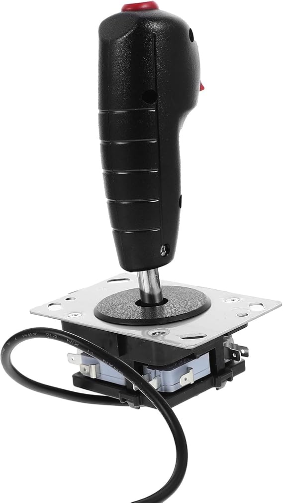 LIGIGWASH Flight Stick Game Controller with Vibration Motor, One-Handed Arcade Joystick Handle for Flight Simulator and Gaming Accessories Compatible with Console Game Parts