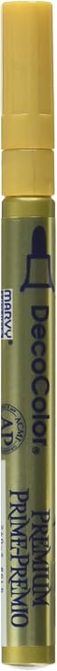 Uchida DecoColor Premium Fine Tip Paint Marker, Gold