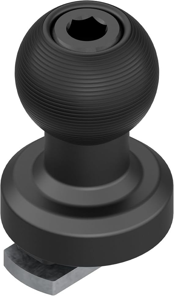 Tackform, Slim Track Ball Base, 20mm Ball, Black