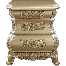 Acme Seville Nightstand in Gold