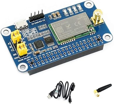 SX1262 LoRa HAT for Raspberry Pi, 915MHz Long Range LoRa Module with 5km Communication, Low Power IoT Wireless Expansion Board, Fits Arduino & STM32