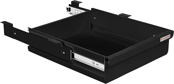 Heavy 16 Ga Cold Rolled Steel Drawer Kit - Powder Painted - 4" High x 14.5" Wide x 17" Length - Black - by BenchPro.