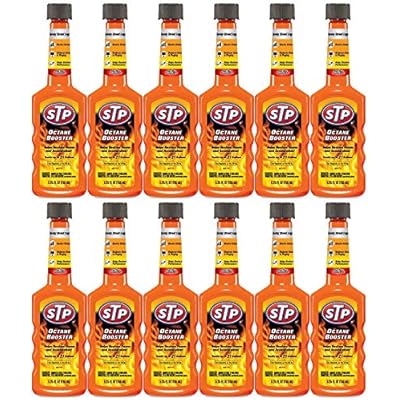 STP Octane Booster, Fuel Intake System Cleaner, Bottles, 5.25 Fl Oz, Pack of 12