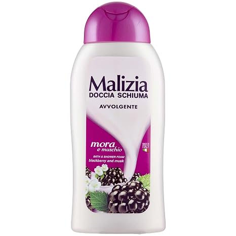 MALIZIA Doccia Mora&Muschio Avvolgente 300 Ml. - Doccia Schiuma