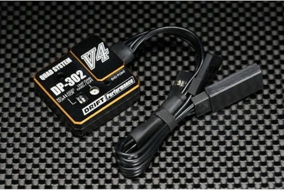 Yokomo DPP-302V4B Drift Performance with End Point Adjustment Steering Gyro for 2/3ch