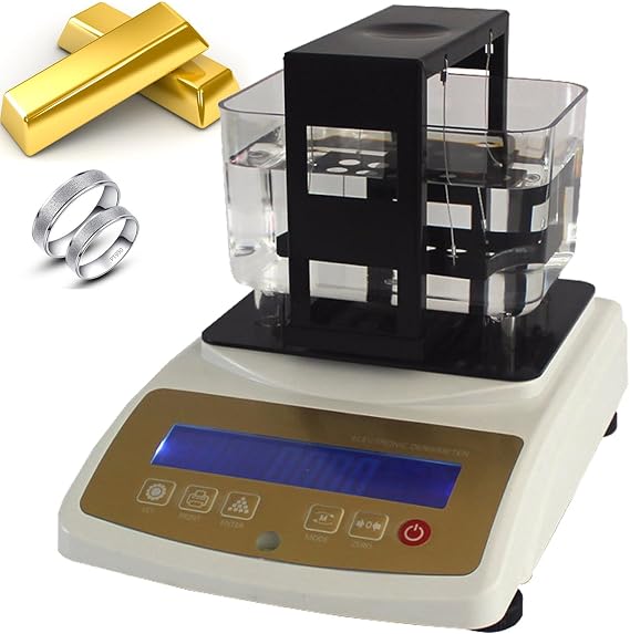 Portable Precious Metal Authenticity Tester,Gold Purity Testing Machine,Instant Readings for Field Exploration & Scrap Gold,Precision 0.01g-0.001g XF300K