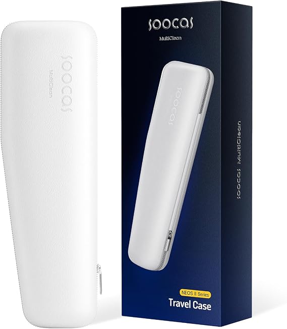 Soocas NEOS II Electric Toothbrush Travel Case(New Version), Compatible with both NEOS II and NEOS II Ultra, White