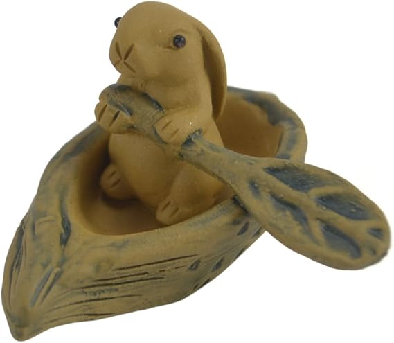 Chinese Zi sha/Purple Clay Tea Pets Handmade for Gong fu Tea Tray Accessories Gift for Tea Lovers TP1 (Rabbit)