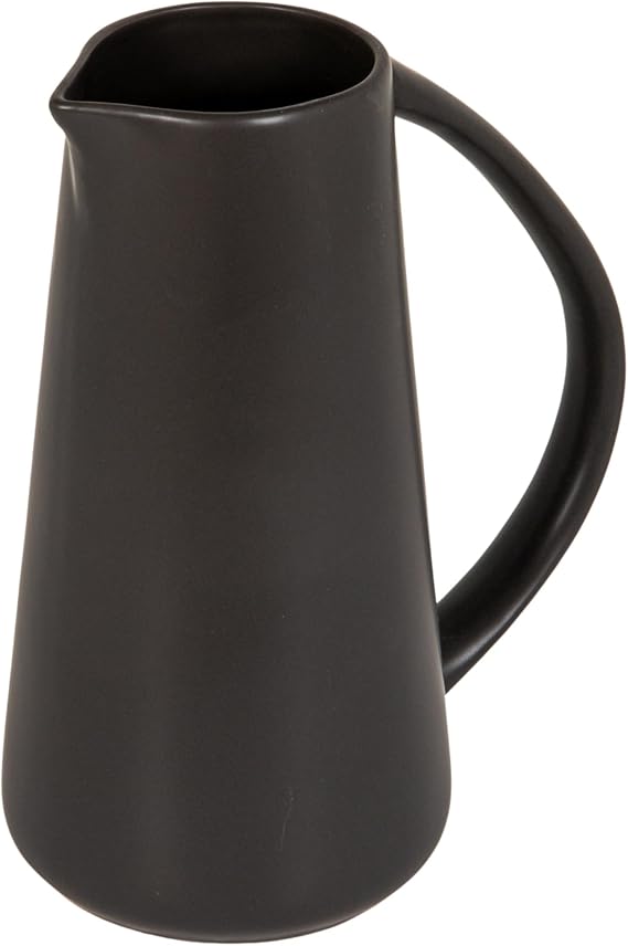 Bloomingville Black Stoneware Pitcher
