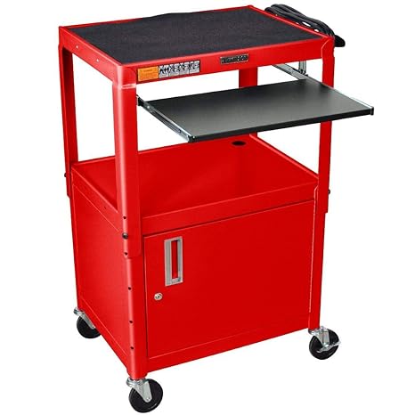 LUXOR AVJ42KBC-RD Presentation Cart