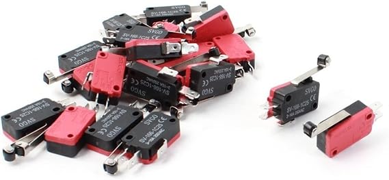 Micro Switches SV-166-1C25 10pcs x Micro Limit Switch Long Hinge Roller Arm SPDT Snap Action LOT New