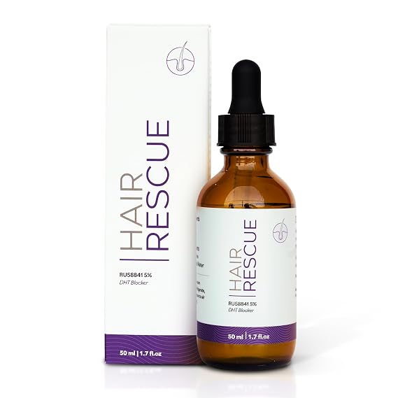 RU58841 5% (50 ML) Hair Rescue - Men's Hair Growth Serum - Hair shedding prevention - 45 day supply