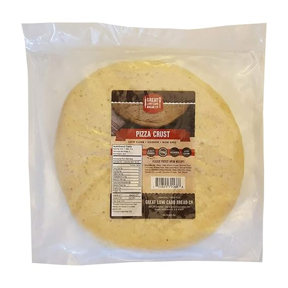 Low Carb Pizza Crust, 8 oz., Great Low Carb Bread Company (Single Pack)