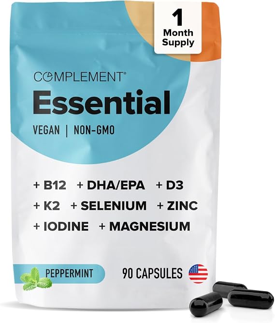 Complement Essential Vegan Multivitamin for Women & Men (30 Servings)