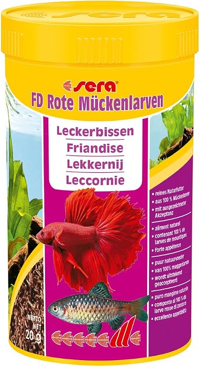 Sera Fd Bloodworms Kan Kurdu Balık Yemi 50 ml 4,5 gr