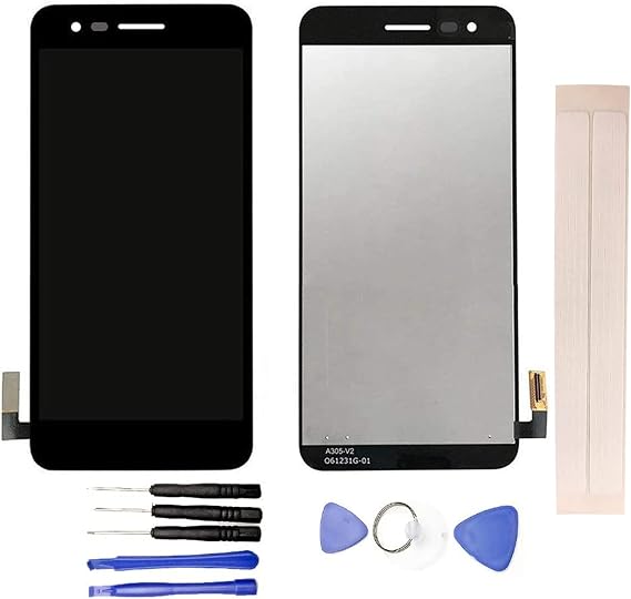 LCD Display & Replacement Touch Screen Digitizer Assembly with Free Tools for L-G K Series K4 2017 M160/Phoenix 3 M150/REBEL 2 L58VL/Risio 2 M154/Fortune M153 Black